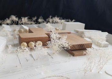 Architektur-Modell des Entwurfs